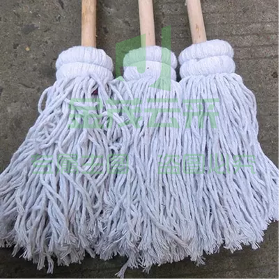 巨联 大圆头木把墩布棉线吸水拖把老式拖布10个裝 （可当天配送发货）