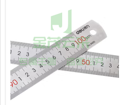 得力(deli)8460-1米钢直尺 (单位：个)本色（可当天配送发货）