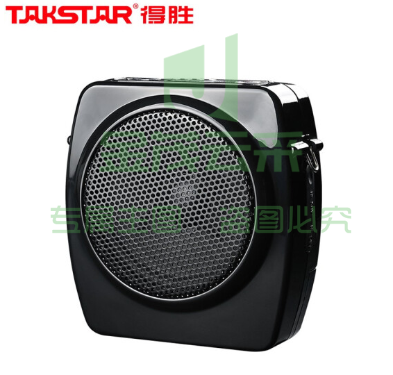 得胜(TAKSTAR)E6便携式大功率扩音器 教学专用导游教师耳麦喇叭扩音器 防尘防溅水 电量显示 黑色（可当天配送发货）