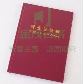 硬皮 现金存款账/现金日记账 16k 100页（可当天配送发货）