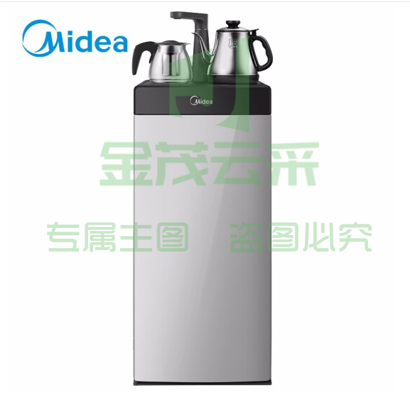 美的（Midea）茶吧机立式饮水机家用办公智能多功能下置式温热型饮水器YR1016S-X山脉灰（可当天配送发货）