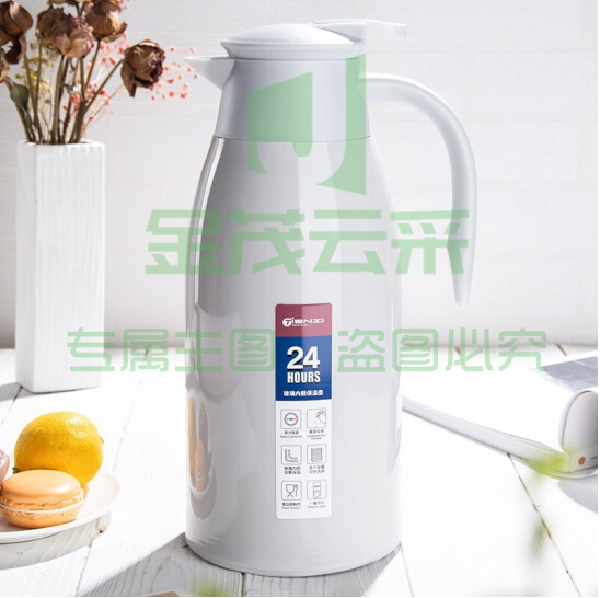 天喜 1.9L 丝绸灰 保温壶热水瓶 玻璃内胆 保温瓶暖水壶