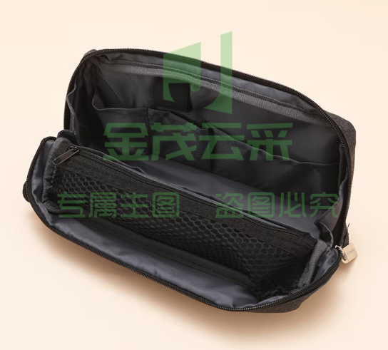 国誉大容量文具笔袋，深灰色（可当天配送发货）