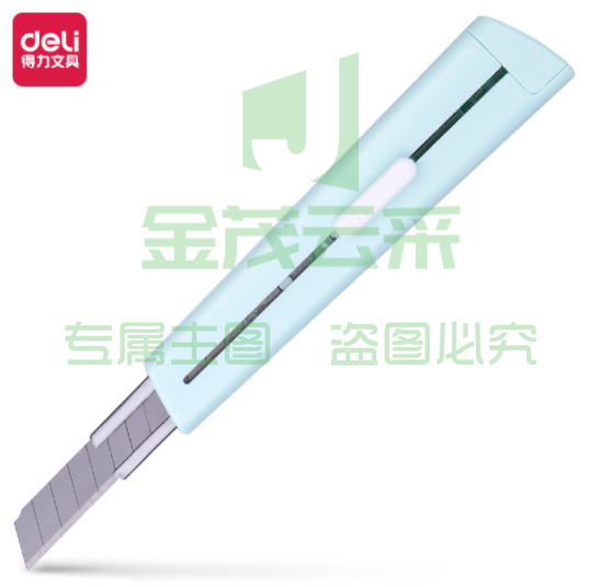 得力2038美工刀 壁纸刀 裁纸刀 切纸刀(颜色随机)（可当天配送发货）