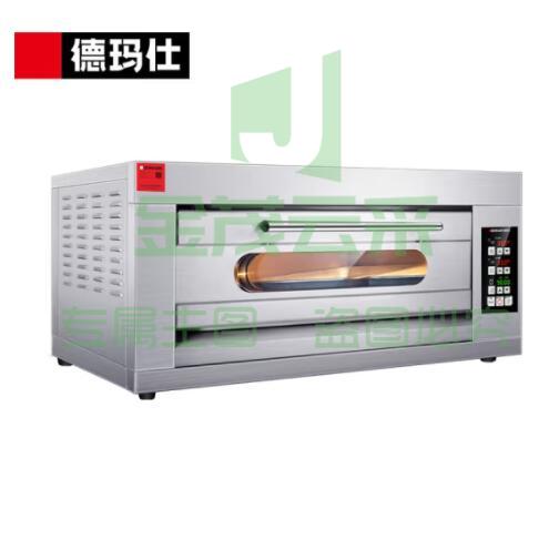 德玛仕（DEMASHI）大型烘焙烤箱商用披萨面包蛋糕月饼烘炉商用烤炉电烤箱一层两盘EB-J2D-Z