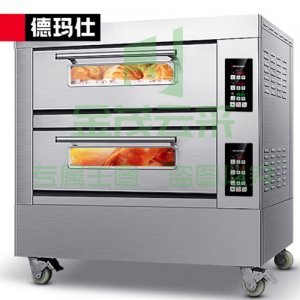 德玛仕 DEMASHI EB-J4D-Z 烤箱 大型烘焙商用 披萨面包蛋糕月饼烤箱 两层四盘 