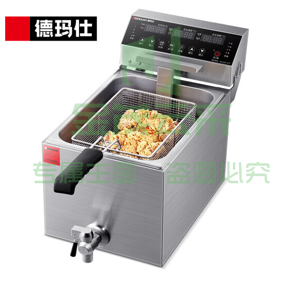 德玛仕 电炸炉电炸锅  油炸锅家用炸鸡薯条油条炸串   L-171P   货号：LJ