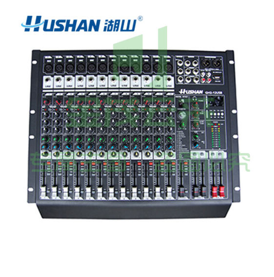 湖山(HUSHAN) 调音台 数字音频处理器 GH2-12USB调音台 .