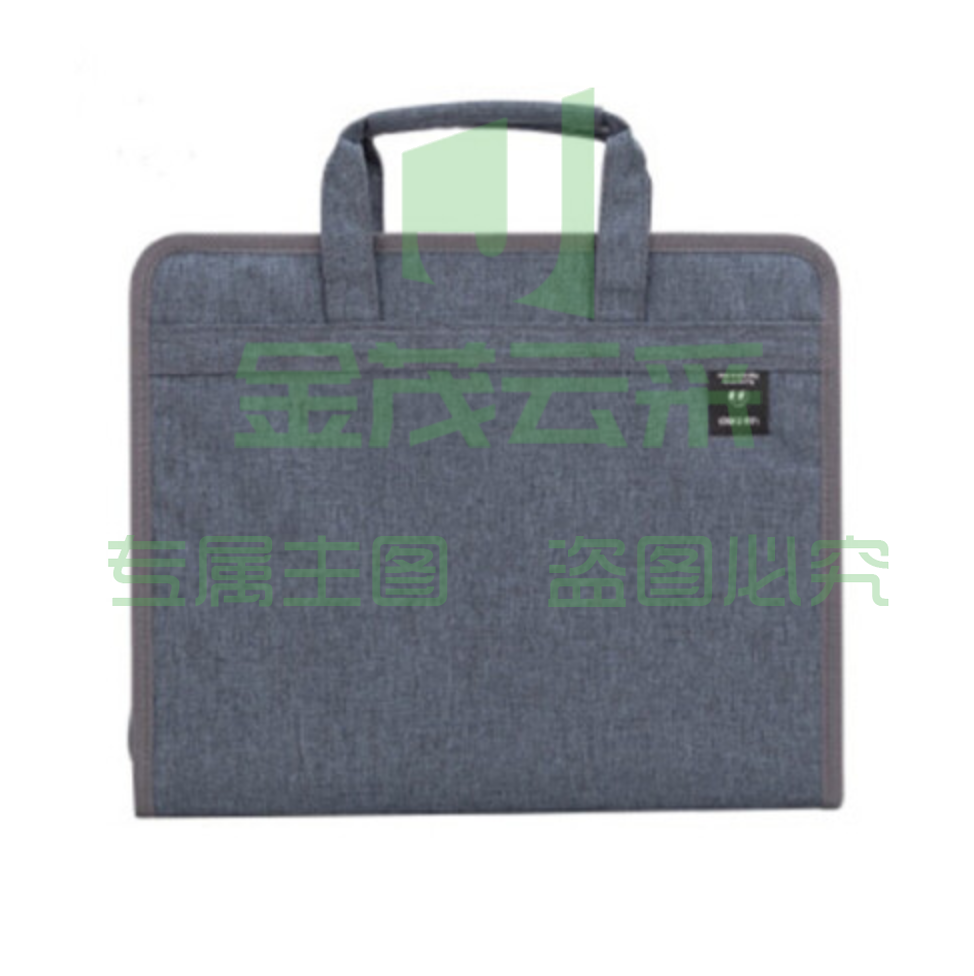 得力72560_13格布质风琴包(深灰)(个)