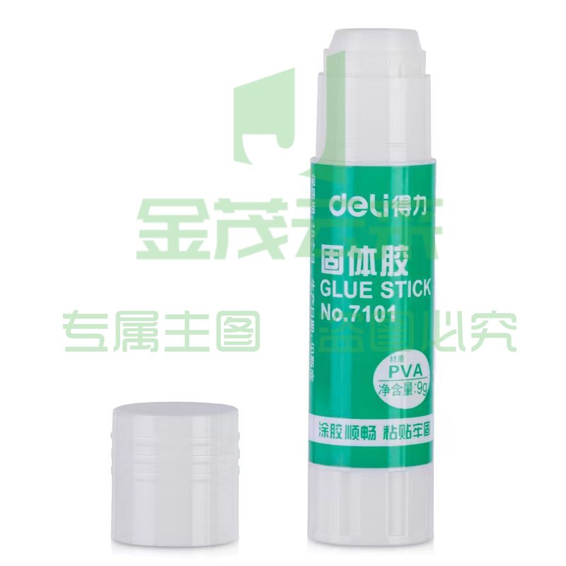 得力7101固体胶(白色)(12支/盒)