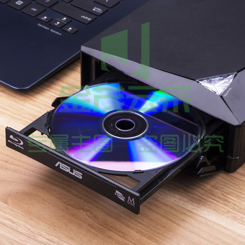 华硕(ASUS)BW-16D1H-U 16倍速 USB3.0外置蓝光 光驱刻录机 黑色(兼容苹果系统/BW-16D1H-U)