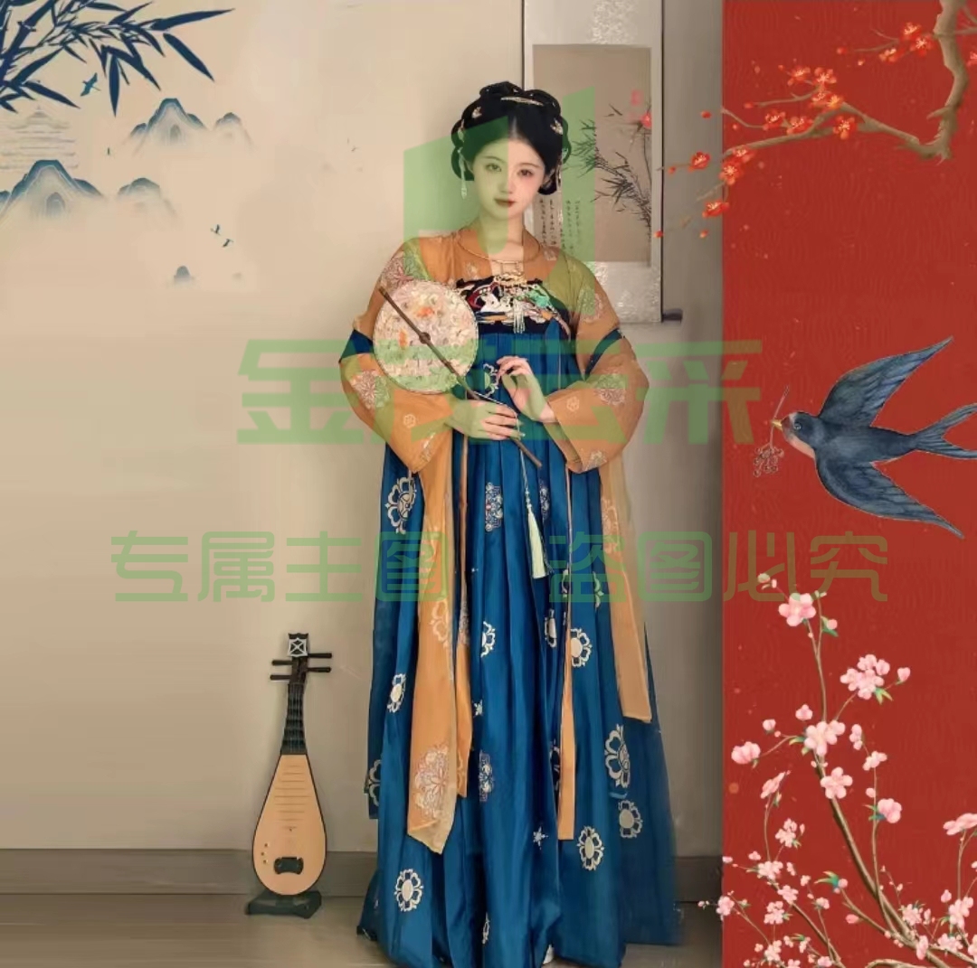 唐制汉服女国风款