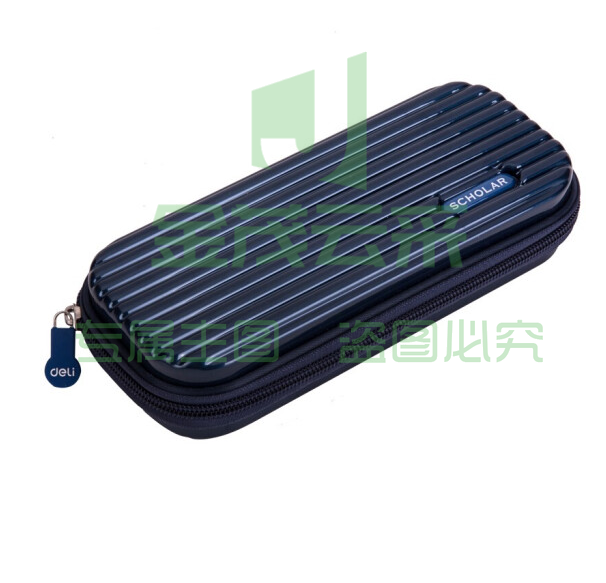 得力(deli)大容量学生笔袋/多功能文具盒/铅笔收纳盒 星际蓝 66743 WLSZ02202115533632