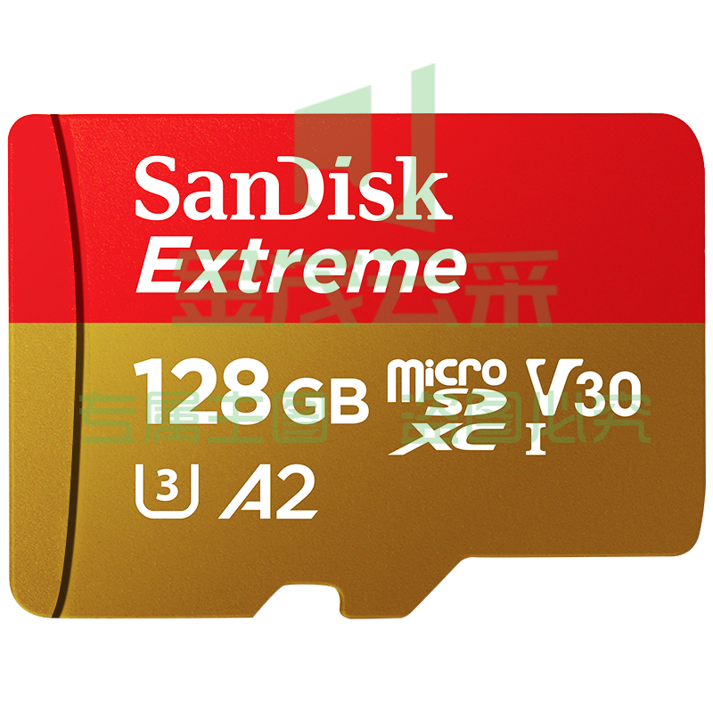 闪迪 128GB TF(MicroSD)存储卡 U3 C10 A2 V30 4K 至尊极速移动版内存卡 读速160MB/s