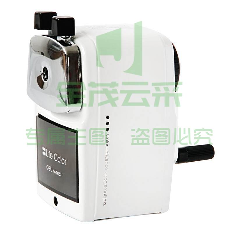 得力 0620 金属外壳削笔器 白色