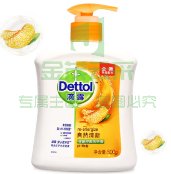 洗手液 滴露500g自然清新洗手液