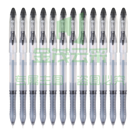晨光 GP1212 中性笔 0.38mm 12支/盒(黑色)(单位盒)