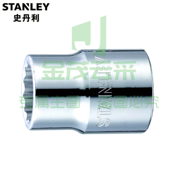 史丹利 STMT89658-8-23 19MM系列公制12角标准套筒 58mm(单位 个)