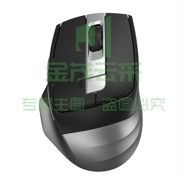 双飞燕（A4TECH）FB35CS 飞时代无线蓝牙鼠标轻音充电款 钢铁灰