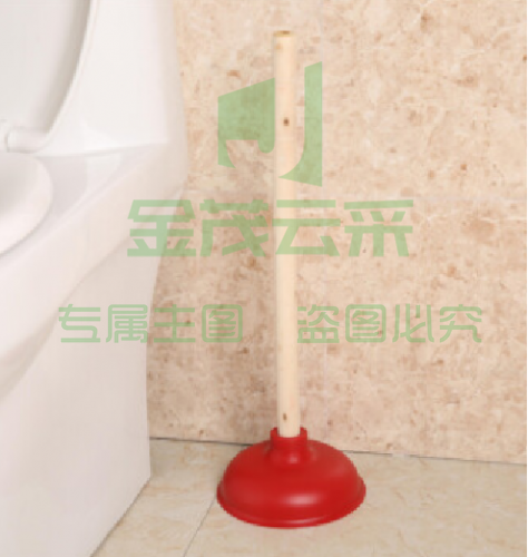 马桶搋子 强力卫生间木柄马桶吸 管道疏通器 马桶抽子皮搋子 木把揣子
