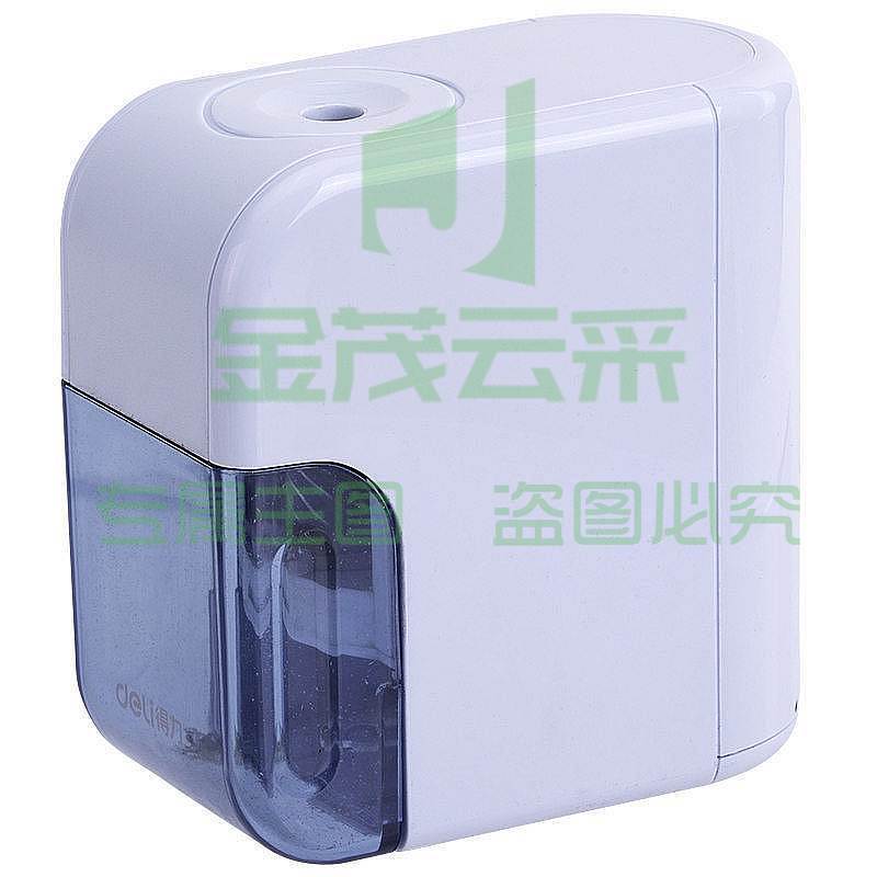 得力 0714 乐素系列电动削笔机 蓝色
