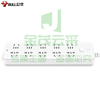 公牛 GN-218 插座 总控开关 10位5米(单位 个)