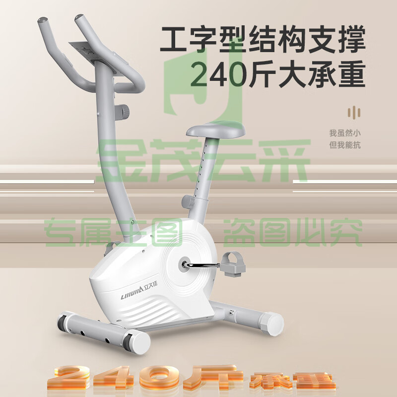 立久佳（lijiujia）动感单车家用健身车智能运动健身器材自行车D6