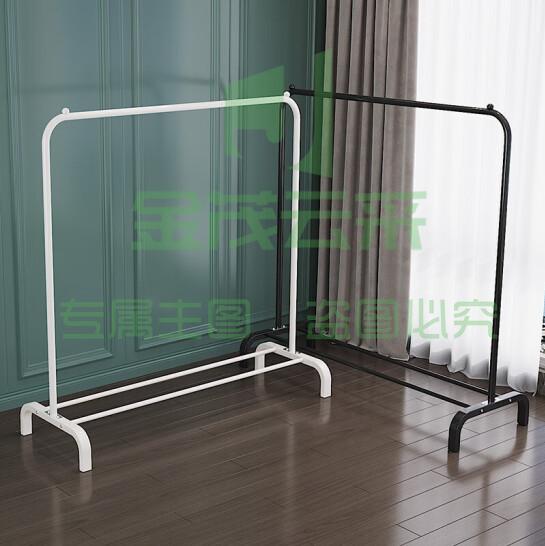 晾衣架家用卧室挂衣架 简易衣架   黑色 110cm  货号：GD