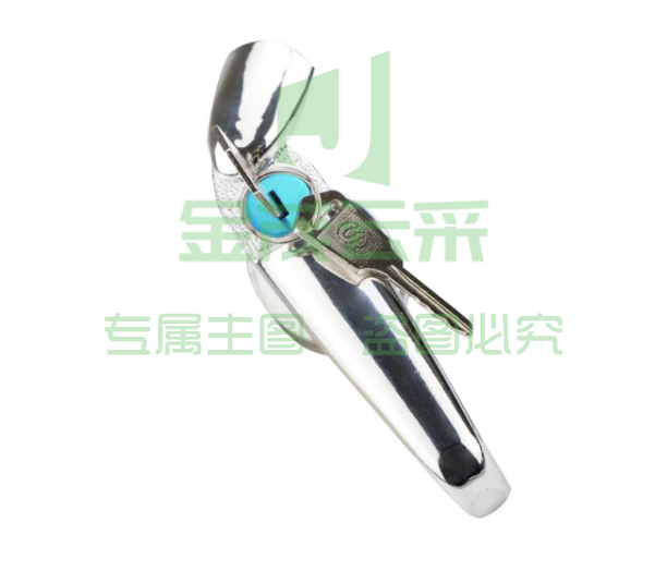 电柜门把锁 配电箱配电柜门锁 柜门锁锌合金 短款308-3