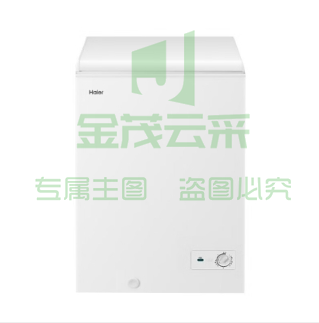 海尔BC/BD-100GHZ 100升冰柜小型单温冷柜家用商用 一级能效冷藏冷冻柜强劲冻力速冷锁鲜卧式冰箱