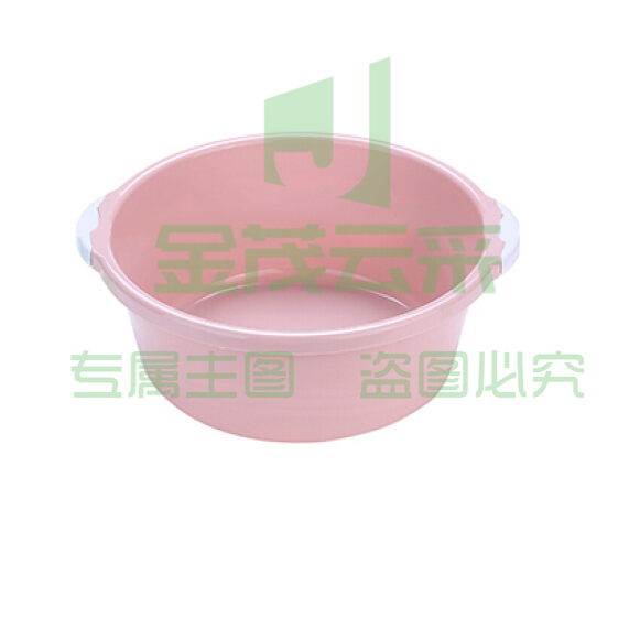 大号脸盆 双耳脸盆 加厚塑料洗脸盆洗衣盆 尺寸：37.5*13cm