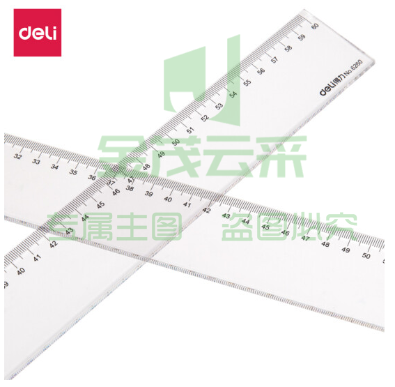 得力 6260 直尺子 60cm