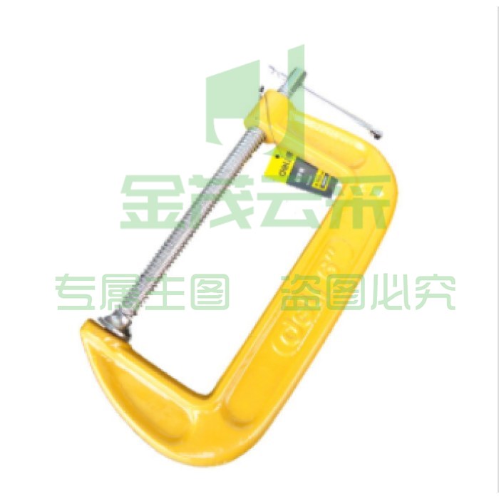 得力(deli) G字夹C型木工夹子4寸 木工夹紧器快速夹具固定器磨具夹 DL-G204