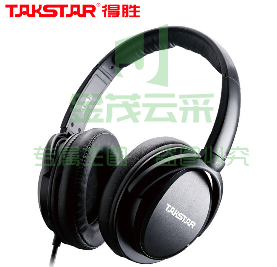 得胜(TAKSTAR)TS-450 动圈式立体声专业录音耳机 头戴式音乐耳机 音乐后期制作 黑色