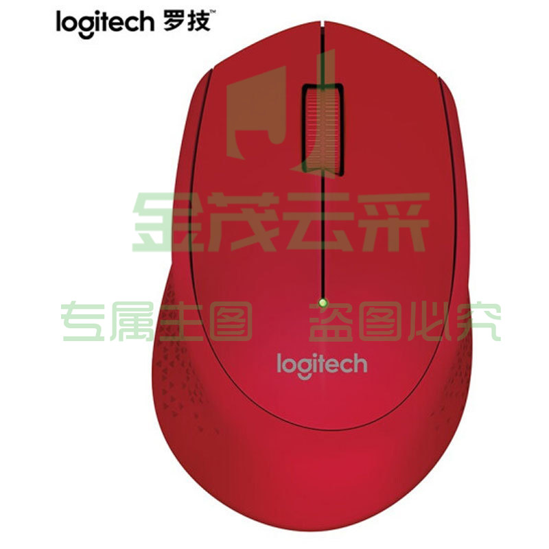 罗技(Logitech) M280无线鼠标光电笔记本电脑商务办公 红色