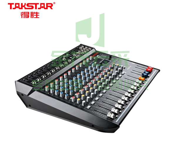 得胜(TAKSTAR)AM14 十四路调音台 立体声带蓝牙USB效果器14路模拟调音台 会议户外集会活动演出模拟调音台