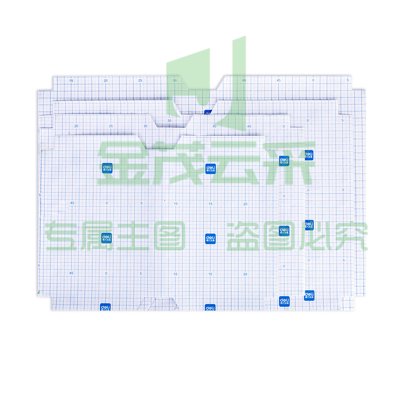 得力70568切角包书膜套装(透明磨砂)(袋)
