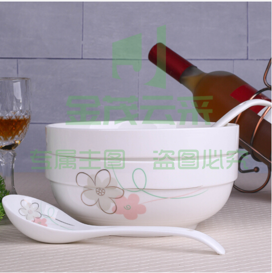 9英寸陶瓷七彩梦大汤碗 2个