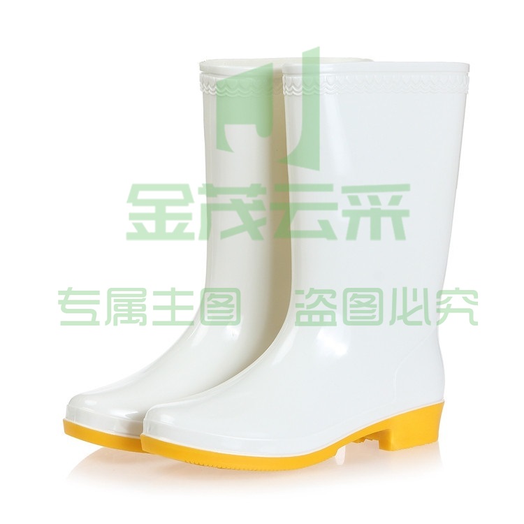 盛安(XIMU)卫生白中腰雨鞋