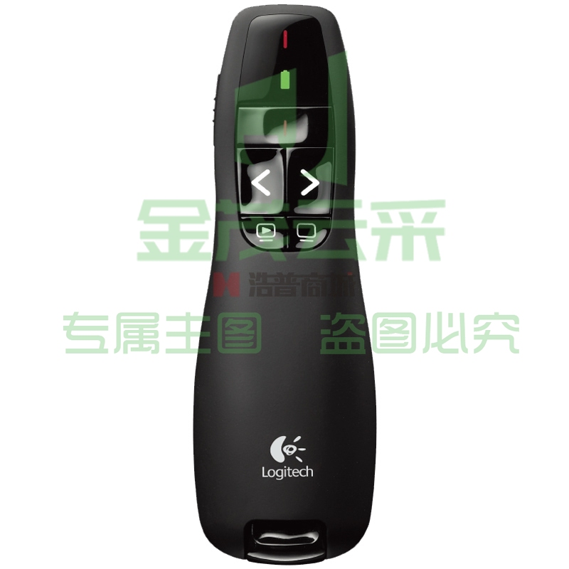 罗技(Logitech) R400 无线演示器 ppt翻页笔 演示笔(激光笔)