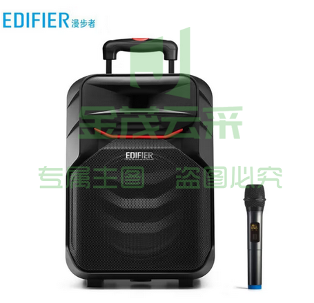 漫步者 (EDIFIER )PP308 8英寸户外移动多媒体音响 广场舞音响 蓝牙拉杆音箱