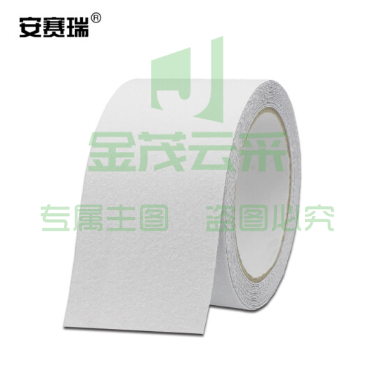 安赛瑞 防滑地贴保护膜 防滑耐磨地标保护层 透明磨砂地贴膜 防滑胶带 110mm×50m 28064