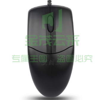 双飞燕(A4TECH) OP-520NP 有线鼠标 圆口 黑色