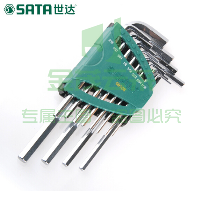 世达（SATA）12件英制加长内六角扳手组套货号09108（偏远区域下单请电话咨询）