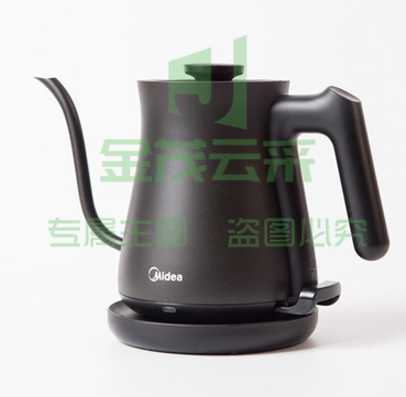 美的(Midea)电水壶热水壶手冲壶咖啡壶茶艺壶电热水壶双层防烫水壶开水壶烧水壶MK-SH07E301