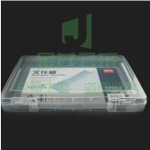 得力5702文件盒A4(透明)(只)