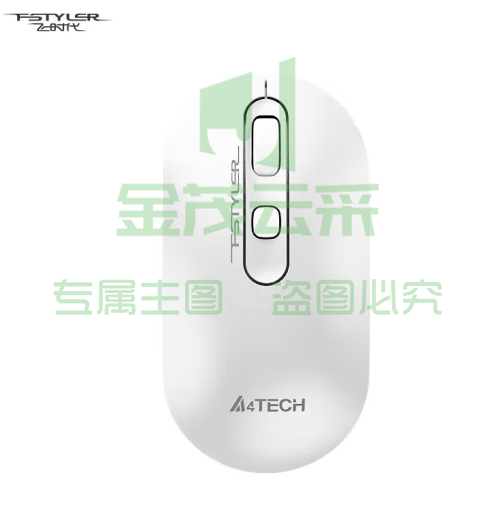 双飞燕(A4TECH)FB20 无线蓝牙鼠标 笔记本电脑办公手机平板ipad通用轻薄便携商务 飞时代 银灰白