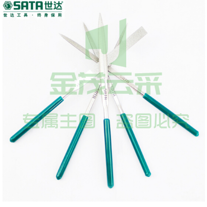 世达SATA金钢石整形锉金刚锉钢锉套装03850(5件套 5MM*180MM)