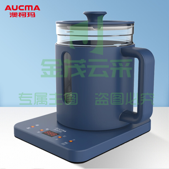 澳柯玛(AUCMA)ADK-1350T37 自动上水电热水壶玻璃底部上水免开盖烧水壶煮茶壶全自动电水壶(蓝色)