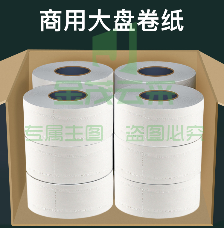 大盘纸公用卫生纸12卷